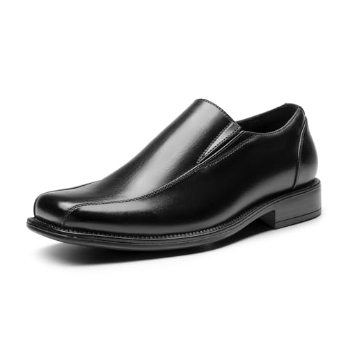Bruno Marc Men's Slip on Dress Loafers Shoes,Black,12