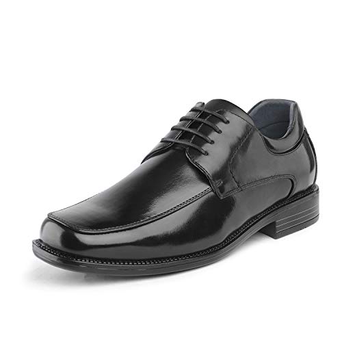 Bruno Marc Men's Square Toe Classic Business Dress Shoes,Black,12