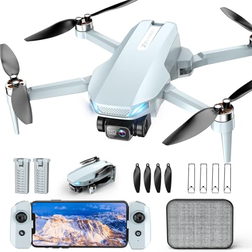 2K Drone with Camera for Adults & Beginners, Mini Drone with 2 Batteries