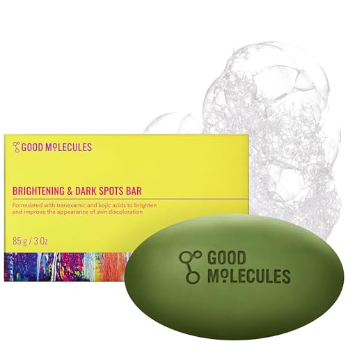 Good Molecules Brightening & Dark Spots Bar, Kojic Acid Soap, 3 oz
