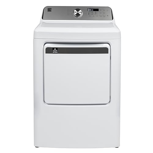 Kenmore 7.0 cu. ft. Front Load Electric Dryer - with Guard to Reduce Wrinkles & Static - Smart Sensor Drying - LED - White