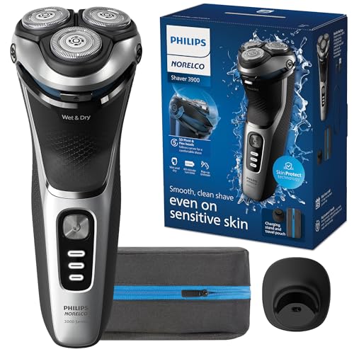 Philips Norelco 3900 Electric Shaver, Storm Blue