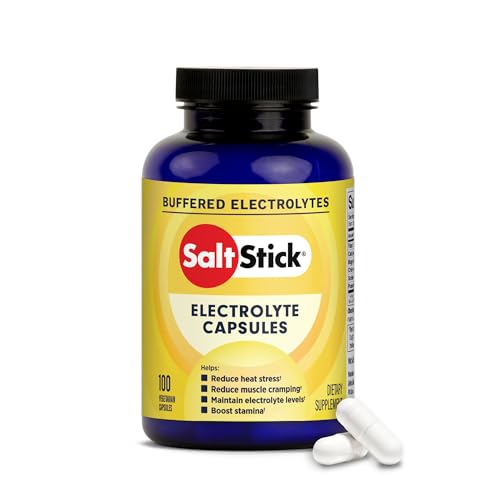 SaltStick Sugar Free Electrolytes Salt Pills 0 Calories 0 Sugar 100 Count