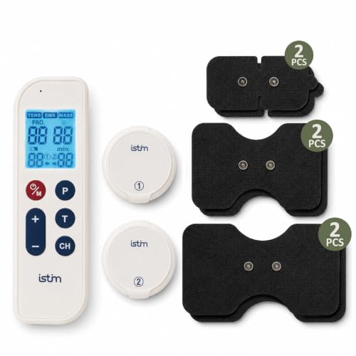 iSTIM M2 Wireless TENS EMS & NMES Therapy System for Pain Relief & Muscle Recovery