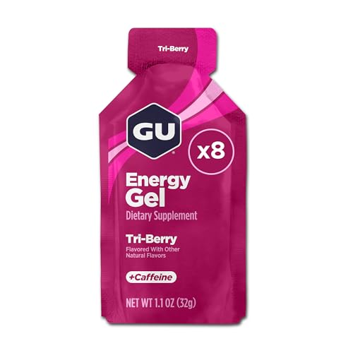 GU Energy Original Sports Nutrition Energy Gel, Tri-Berry
