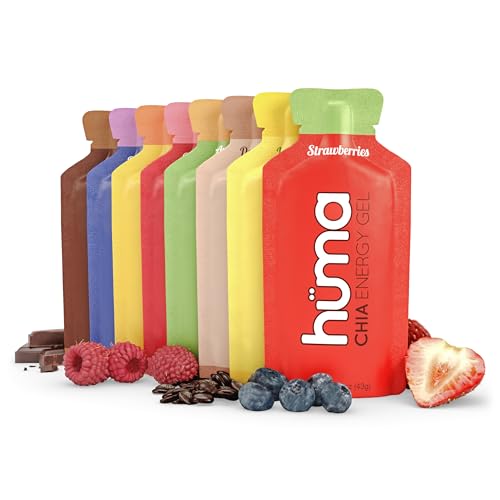 Huma Chia Energy Gel, Variety, 12 Gels
