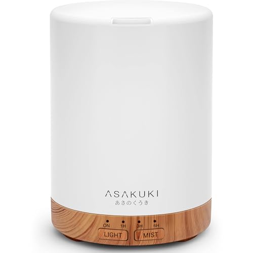 ASAKUKI Essential Oil Diffuser for Home 300 ml Quiet