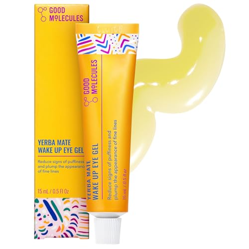 Good Molecules Yerba Mate Wake Up Eye Gel, Caffeine Under Eye Cream, 15 ml