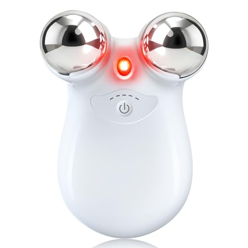 2-in-1 Red Light Microcurrent Facial Device | Enhances Lifting & Firming Capabilities | Reduces Wrinkles and Puffiness | Smart Photon Micro-Current Device, Model:EP-300