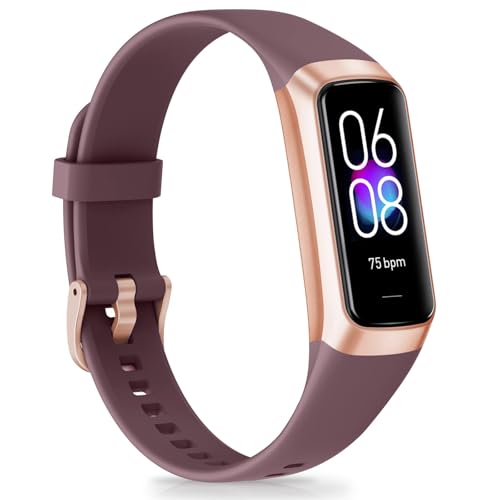 Bakoor Fitness Tracker, Fitness Watch with 24/7 Heart Rate Blood Oxygen Sleep Monitor, 1.10 AMOLED HD Touch Color Screen