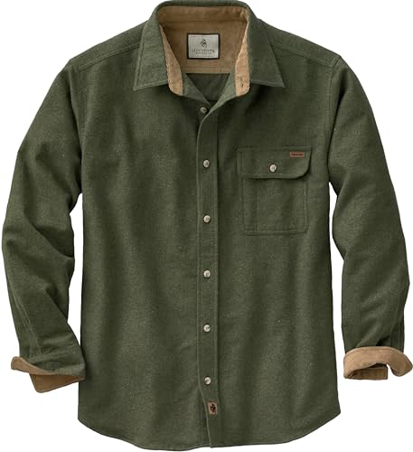 Legendary Whitetails Mens Flannel Long Sleeve Button Down 100% Cotton Shirt