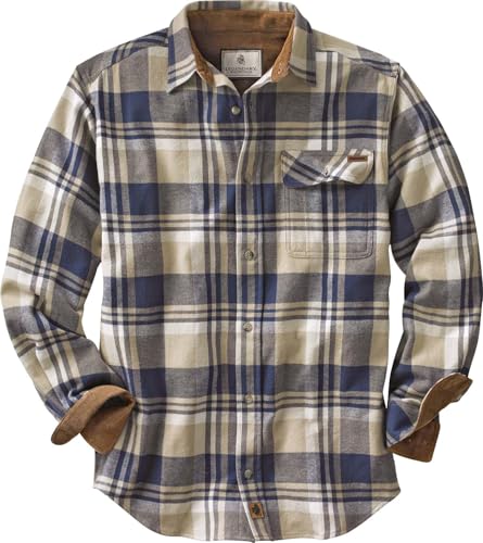 Legendary Whitetails Mens Flannel Long Sleeve Button Down 100% Cotton Shirt