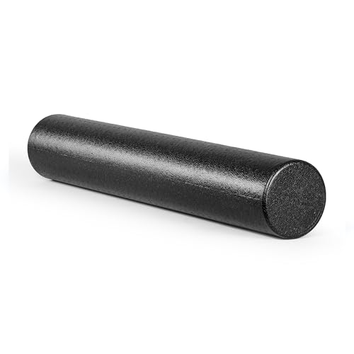 Tone Fitness High Density EPP Foam Exercise Foam Roller 36 inch Black