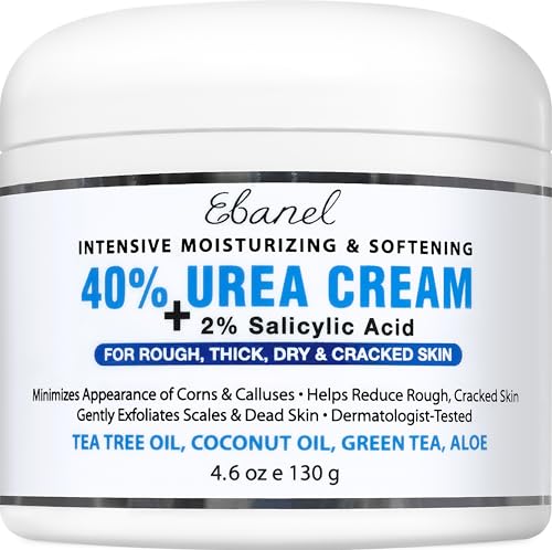 Ebanel Urea Cream 40% plus Salicylic Acid 2% for Dry Cracked Feet Skin