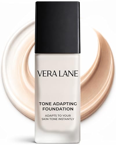 Color Changing Foundation for Mature Skin - Self Adjusting Makeup That Matches Your Tone | Natural, Lightweight, Color Correcting Formula by Vera Lane