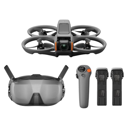 DJI Avata 2 Fly Smart Combo (Three Batteries), FPV Drone With Camera 4K