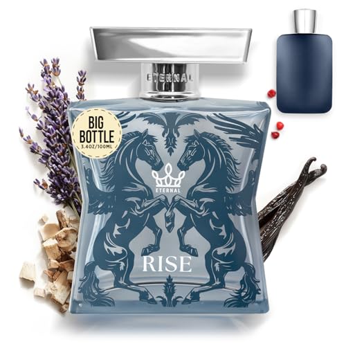 Eternal Fragrance - Eternal Rise - Inspired by Layton - 3.4 oz (100ml) - Eau de Parfum - Long-lasting - Vegan - Clean Ingredients - Cologne Spray for Men - 2000 sprays per bottle