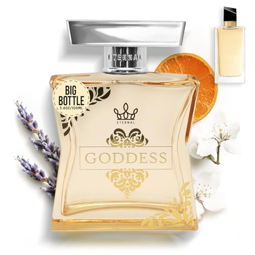 Eternal Fragrance - Eternal Goddess - Inspired by Designer Floral Lavender Perfume - 3.4 oz (100ml) - EDP - Long-lasting - Vegan - Clean Ingredients - Perfume Spray for Women - 2000 sprays per bottle