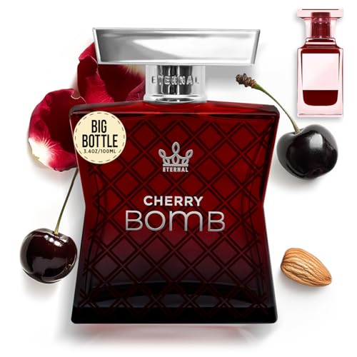 Eternal Fragrance - Eternal Cherry Bomb - Inspired by Lost Luxury Cherry Perfume - 3.4 oz (100ml) - Eau de Parfum - Vegan - Clean Ingredients - Unisex Perfume - 2000 sprays per bottle