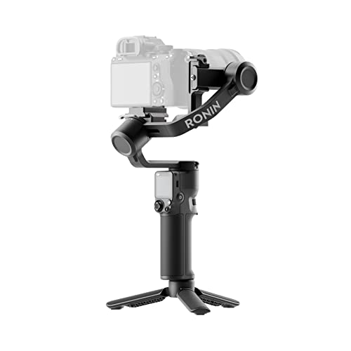 DJI RS 3 Mini, 3-Axis Gimbal Stabilizer for Cameras Canon/Sony/Panasonic/Nikon/Fujifilm, 2 kg (4.4 lbs) Tested Payload, Camera Gimbal with Native Vertical Shooting, Black