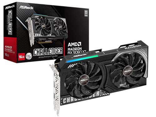 ASRock Radeon RX 9060 XT Challenger 16GB OC Graphics Card