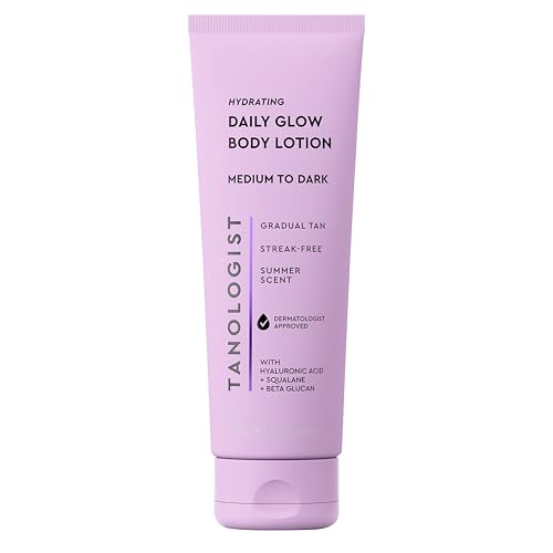 Tanologist Hydrating Daily Glow Body Lotion, Medium/Dark, 8.45 fl oz