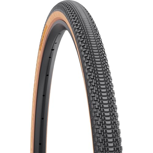 WTB Vulpine Gravel Bike Tire (700 x 36) Tubeless Folding - Light & Fast Rolling for Races (Iconic Tan Sidewall)