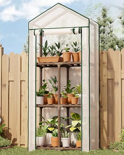 Bamworld 3-Tier Wooden Greenhouse 54\