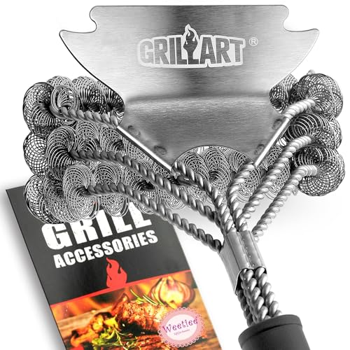 Grill Brush and Scraper Bristle Free – Safe BBQ Brush for Grill