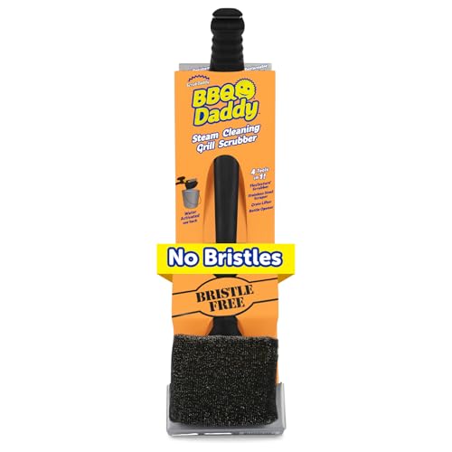 Scrub Daddy BBQ Daddy Grill Brush for Outdoor Grill