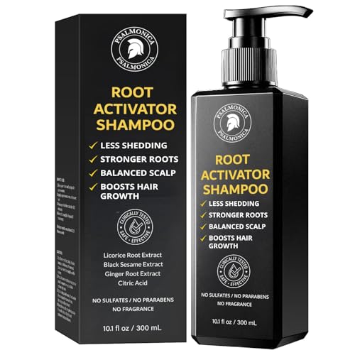 Root Activator Shampoo for Men: Hair Growth Shampoo for Hair Loss and Thinning Hair - Hair Loss Regrowth Shampoo for Men Women (Refreshing Scent)