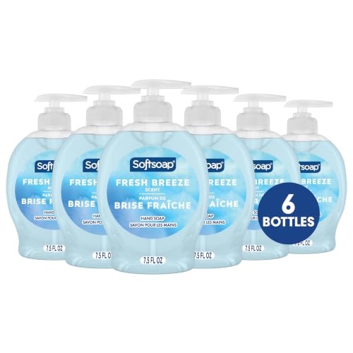 Softsoap Liquid Hand Soap, Fresh Breeze - 7.5 Fl Oz (Pack of 6)