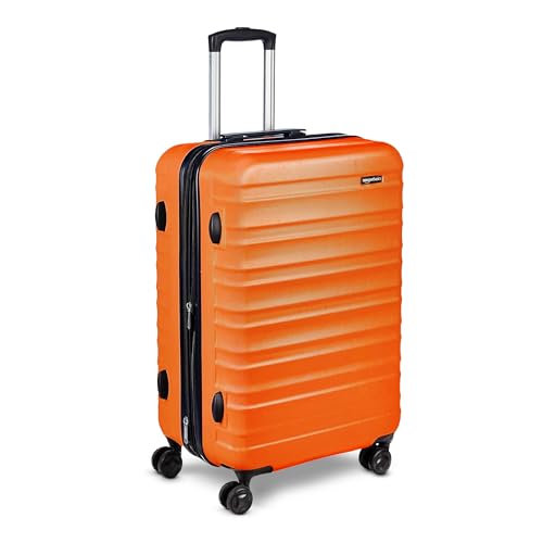 Amazon Basics 26 Hardside Medium Checked Luggage Orange
