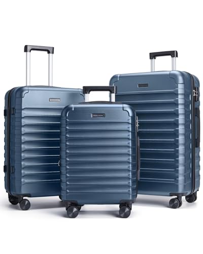 LIGHT FLIGHT Luggage Sets 3 Piece Royal Blue