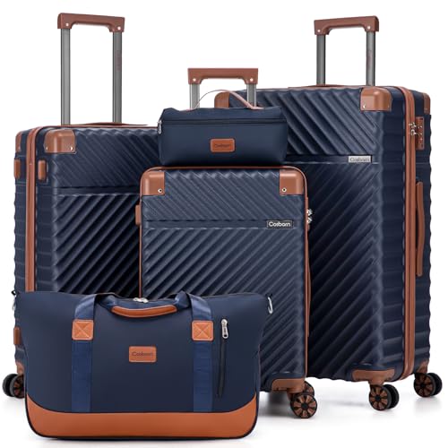 Cosbarn Luggage Sets 5 Piece Dark Blue