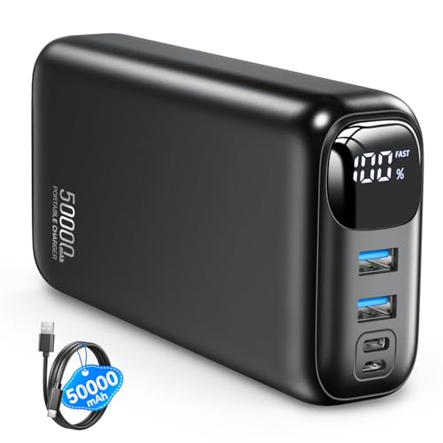 OHOVIV Portable Charger Power Bank 50000mAh, PD 22.5W Battery Pack