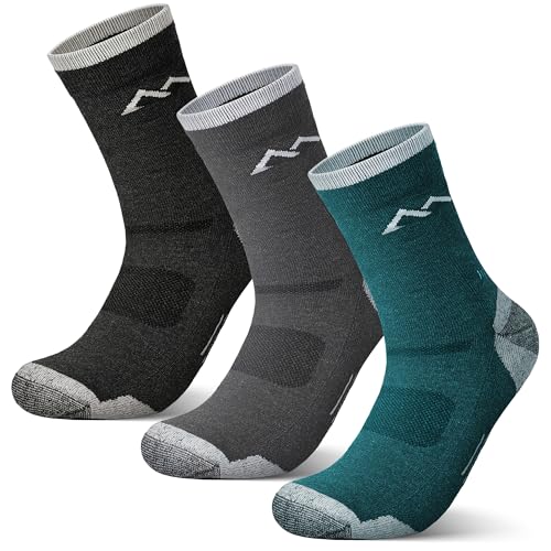 innotree 3 Pack Men's Merino Wool Hiking Socks