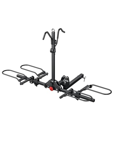Young 200 lbs 2-Bike Rack Hitch Mount for Car SUV