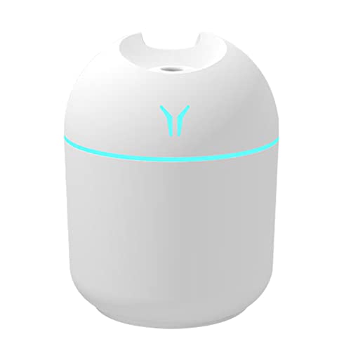 Humidifiers for Bedroom, 250ml Easy To Fill and Clean, Quiet Ultrasonic Small Humidifier with 2 Mist Modes and 7 Color Nightlight,auto Shut-Off Portable Humidifier for Nursery Plants Indoor Home