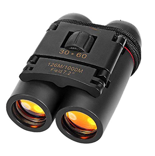 30X60 Kids Binoculars, Waterproof Lightweight Compact Binoculares,Portable Small Foldable Compact Binoculars for Adults for Bird Watching Hiking Traveling Theater Opera Hunting Outdoor