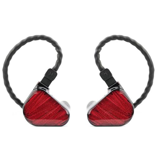 TRUTHEAR x Crinacle Zero: RED Dual Dynamic Drivers in-Ear Headphone Gaming Earbuds HiFi Wired Earbuds