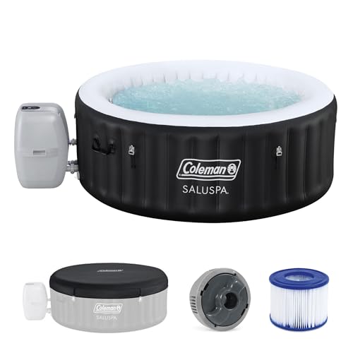 Coleman SaluSpa Miami Energy-Efficient AirJet 2-4 Person Inflatable Hot Tub