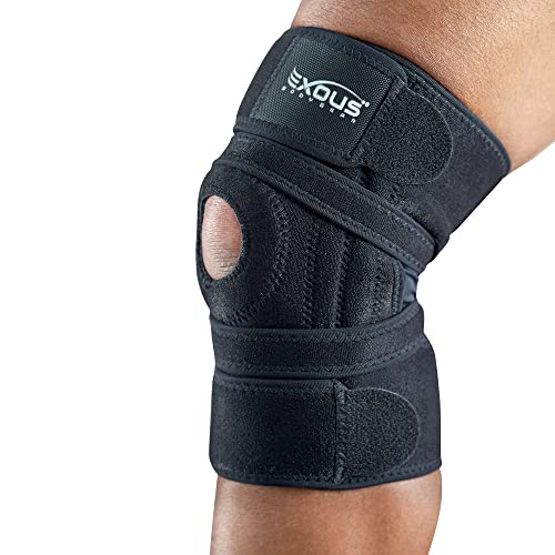 Knee Brace for Men & Women with Patented 4-Way Adjustable Support