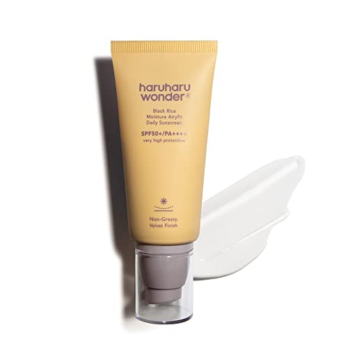 haruharu Black Rice Moisture Airyfit Daily Sunscreen SPF50+ 1.69 fl.oz.