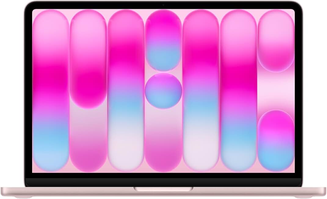 Apple 2026 MacBook Neo 13-inch Laptop with A18 Pro chip Blush