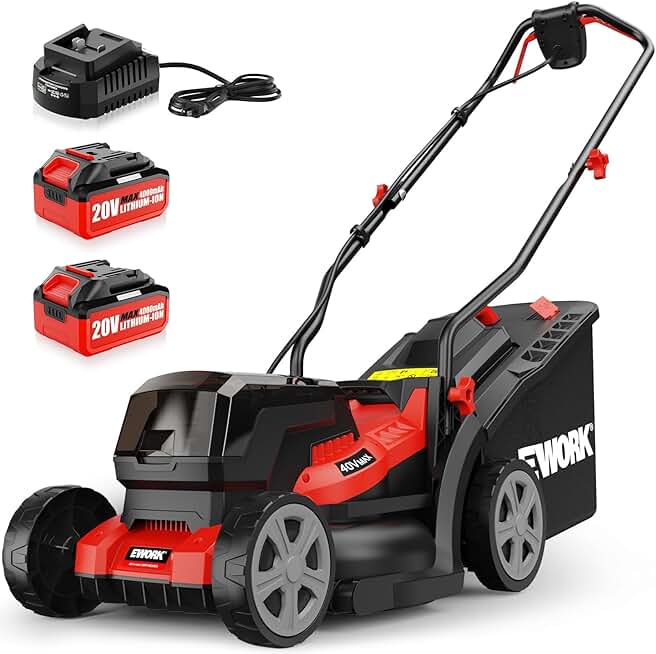 EWORK 40V Electric Lawn Mower Cordless