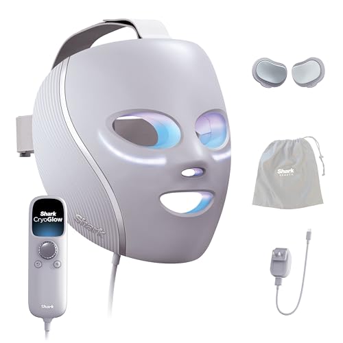 Shark CryoGlow LED Face Mask in Lilac Frost, FW312PL