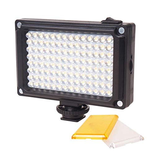 96 LED Video Light Portable Selfie Fill Light Spotlight with hotshoe for Smartphone Cellphone Camera