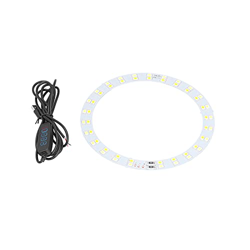 GLOGLOW Selfie Ring Light Board 10W LED Ring Light Plate, 50 Lamp Beads High Brightness Uniform Illumination for LED Bulbs Small Chandeliers Table Lamps Lighting Accessories