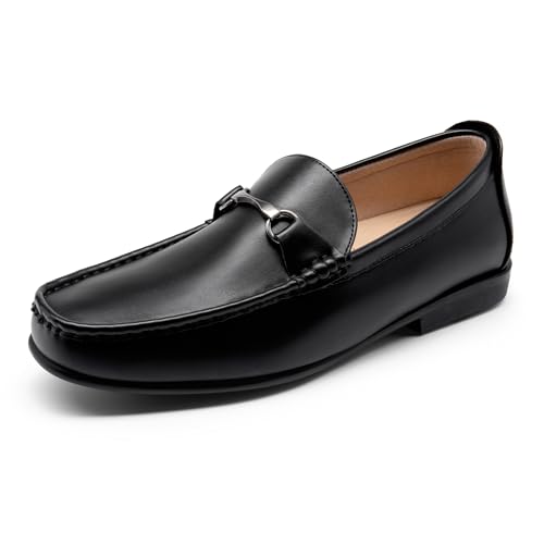 Bruno Marc Men's Dress Loafers Slip on Driving Shoes,Black,11